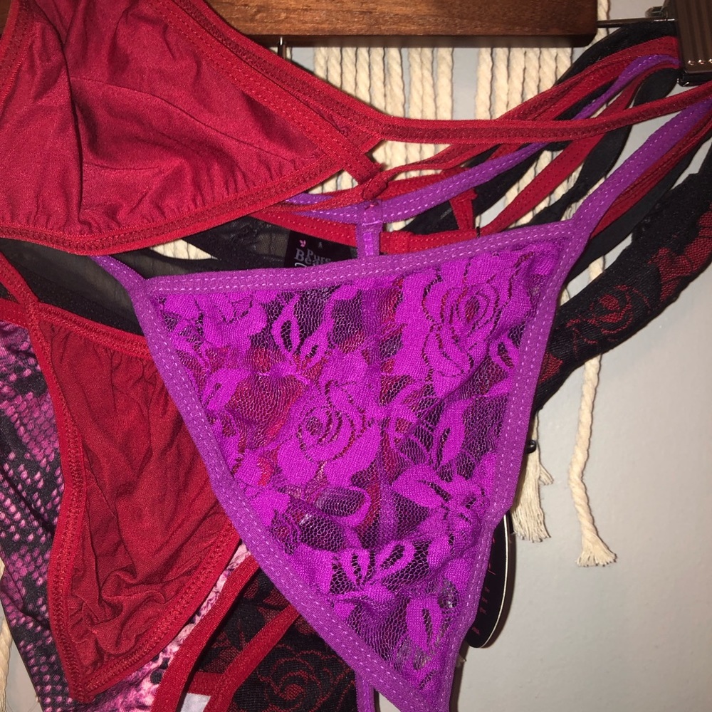 NWT & NWOT 6 pairs of thong panties XL-XXL